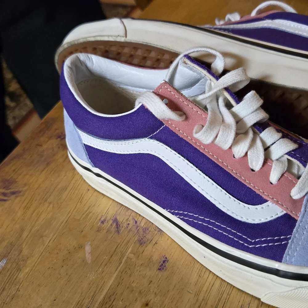 Vans Multicolor Athletic Shoes - Pink, Purple, Blue, White - Picture 2 of 3